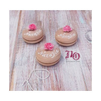 Μπομπονιέρα Γιό Γιό Λουλούδι Με Όνομα