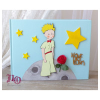 Χειροποίητο ευχολόγιο Μικρός Πρίγκιπας