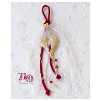 Γούρι κρεμαστό με φτερά αγγέλου