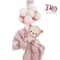 Σετ Βάπτισης Αρκουδάκι Με Μπαλόνια GSG2530