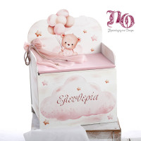 Σετ Βάπτισης Αρκουδάκι Με Μπαλόνια GSG2530