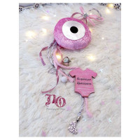 Πρώτα Χριστούγεννα μάτι ροζ