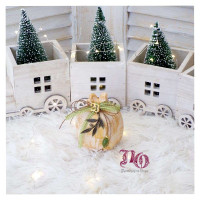 Γούρι ρόδι κλαδί ελιάς