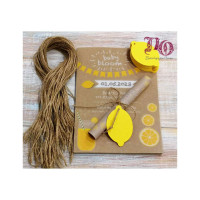 Προσκλητήριο λεμόνι παπυράκι ριζόχαρτο