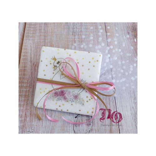 Μαρμάρινο σουβέρ κύκνος