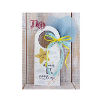 Μπομπονιέρα διακοσμητικό πόρτας αστέρι