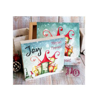 Φωτιζόμενο καδράκι σπιτάκια