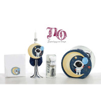 Σετ βάπτισης αστροναύτης-διάστημα ζωγραφιστό