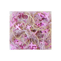 Μαρτυρικό βραχιόλι μεγάλος σταυρός-δαντέλα