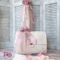 Σετ βάπτισης λουλούδια-παιώνιες