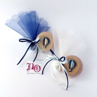 Παιδική μπομπονιέρα βάπτισης παιχνίδι γιό γιό με αερόστατο