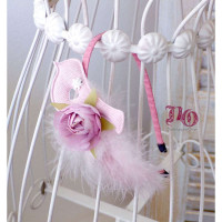 Χειροποίητη στέκα μαλλιών πουλάκι