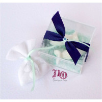 Μπομπονιέρα ψαράκια για δίδυμα