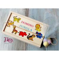 Μπομπονιέρα ντόμινο ζώα ζούγκλας