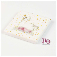 Μαρμάρινο σουβέρ κύκνος