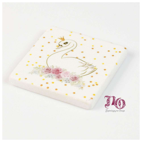 Μαρμάρινο σουβέρ κύκνος