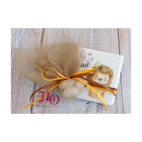 Μπομπονιέρα μαρμάρινο σουβέρ λιοντάρι