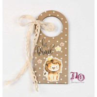 Μπομπονιέρα διακοσμητικό πόρτας λιοντάρι