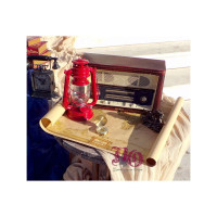 Στολισμός βάπτισης με θέμα ταξίδια-vintage αυτοκίνητα