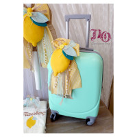 Σετ βάπτισης λεμόνι σε κίτρινο-βεραμάν