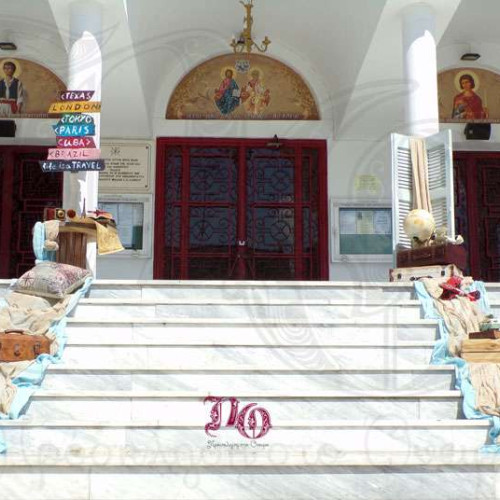 Στολισμός βάπτισης με θέμα Αεροπλάνα-Ταξίδια