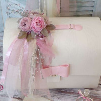 Σετ βάπτισης λουλούδια-παιώνιες