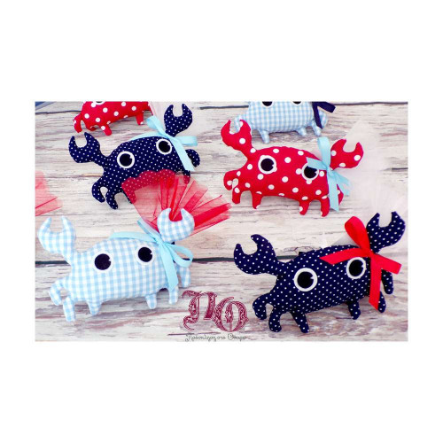 Υφασμάτινη μπομπονιέρα καβουράκι