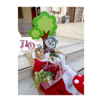 Στολισμός βάπτισης Κοκκινοσκουφίτσα